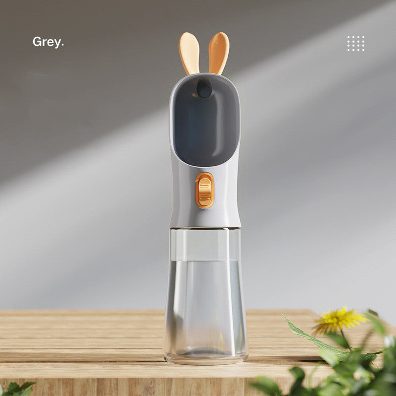2-in-1 Bunny-Ear Travel Bottle (Water & Food)