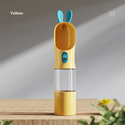 2-in-1 Bunny-Ear Travel Bottle (Water & Food)
