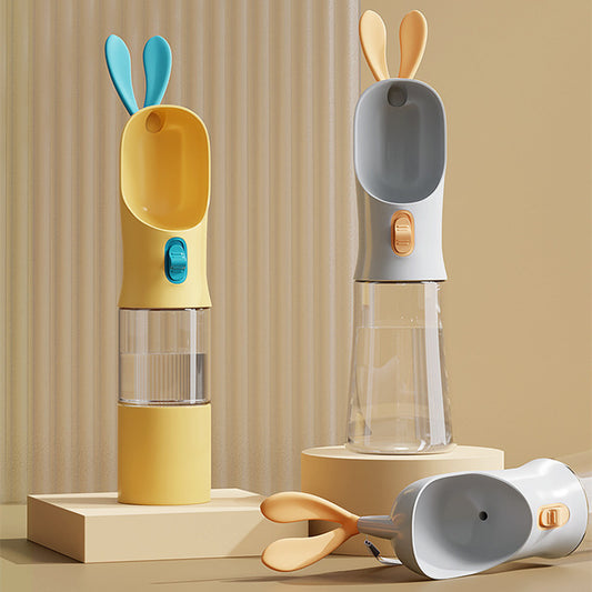 2-in-1 Bunny-Ear Travel Bottle (Water & Food)