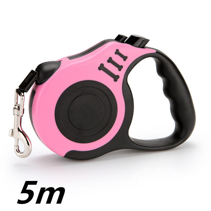 Pro-Grip Retractable Dog Leash (One-Handed Brake & Heavy Duty)