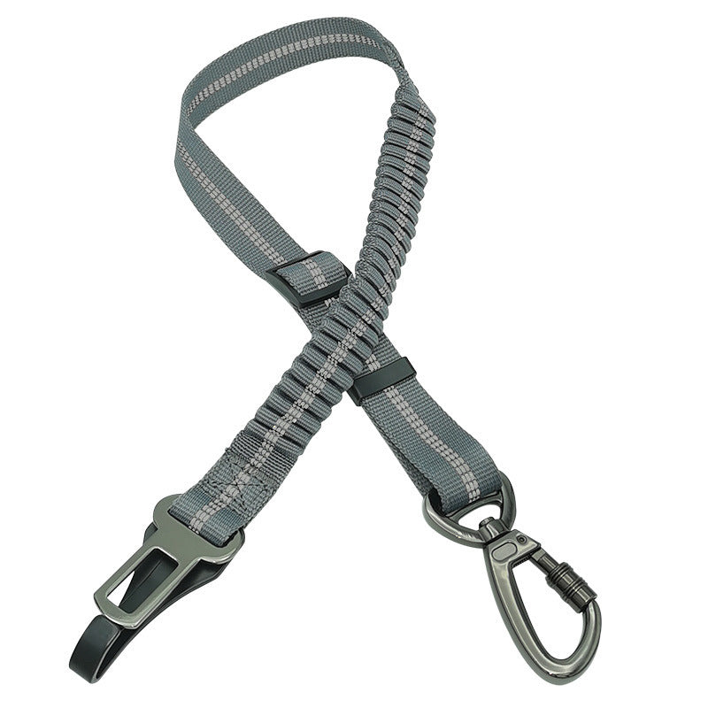 Safety Car Seat Belt For Pets (Reflective & Shock-Absorbing)