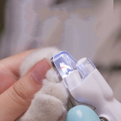 Pet-Safe LED Nail Clippers (Built-in Light Prevents Bleeding)