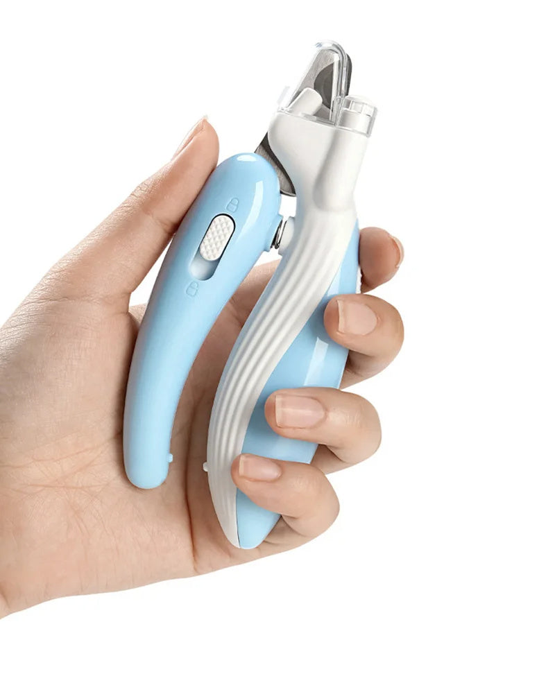 Pet-Safe LED Nail Clippers (Built-in Light Prevents Bleeding)