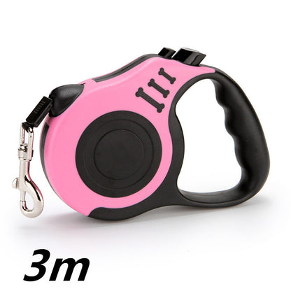 Pro-Grip Retractable Dog Leash (One-Handed Brake & Heavy Duty)