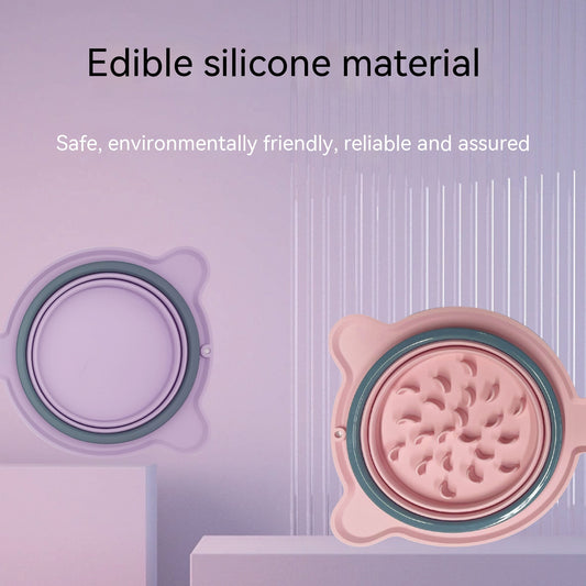 2-in-1 Anti-Bloat Silicone Feeder (Foldable Travel Ready)