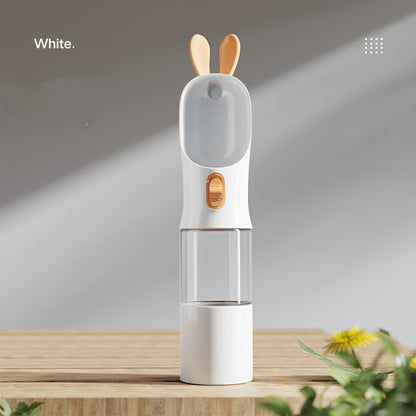 2-in-1 Bunny-Ear Travel Bottle (Water & Food)
